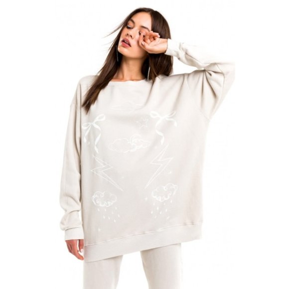 Wildfox Tops - Wildfox daydream roadtrip sweatshirt oversized NWT